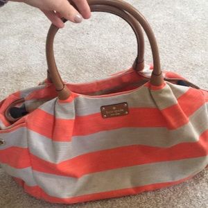 Kate Spade Striped Diaper Bag